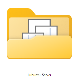VMware仮想マシンが格納されたフォルダ